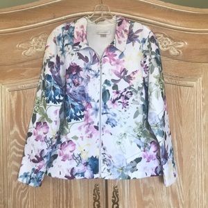 Light-weight, Floral Print Jacket